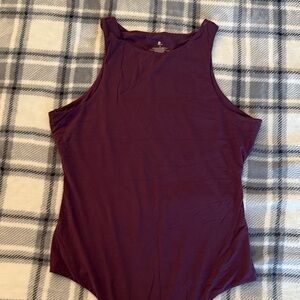 Purple Sleeveless Bodysuit